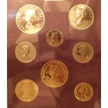 Proof set of 1970 UK coinage