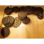 Twenty mixed Roman coins