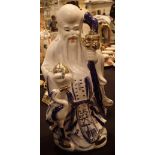 Ceramic figurine of a Chinese gentleman