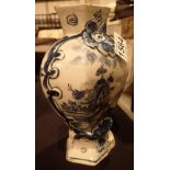 Dutch delft baluster vase A/F