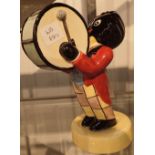 Carlton Ware golly playing the drum H: 19 cm