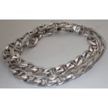 925 silver solid 20" flat anchor chain RRP £270