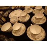 Wedgwood Petersham pattern tea service six settings