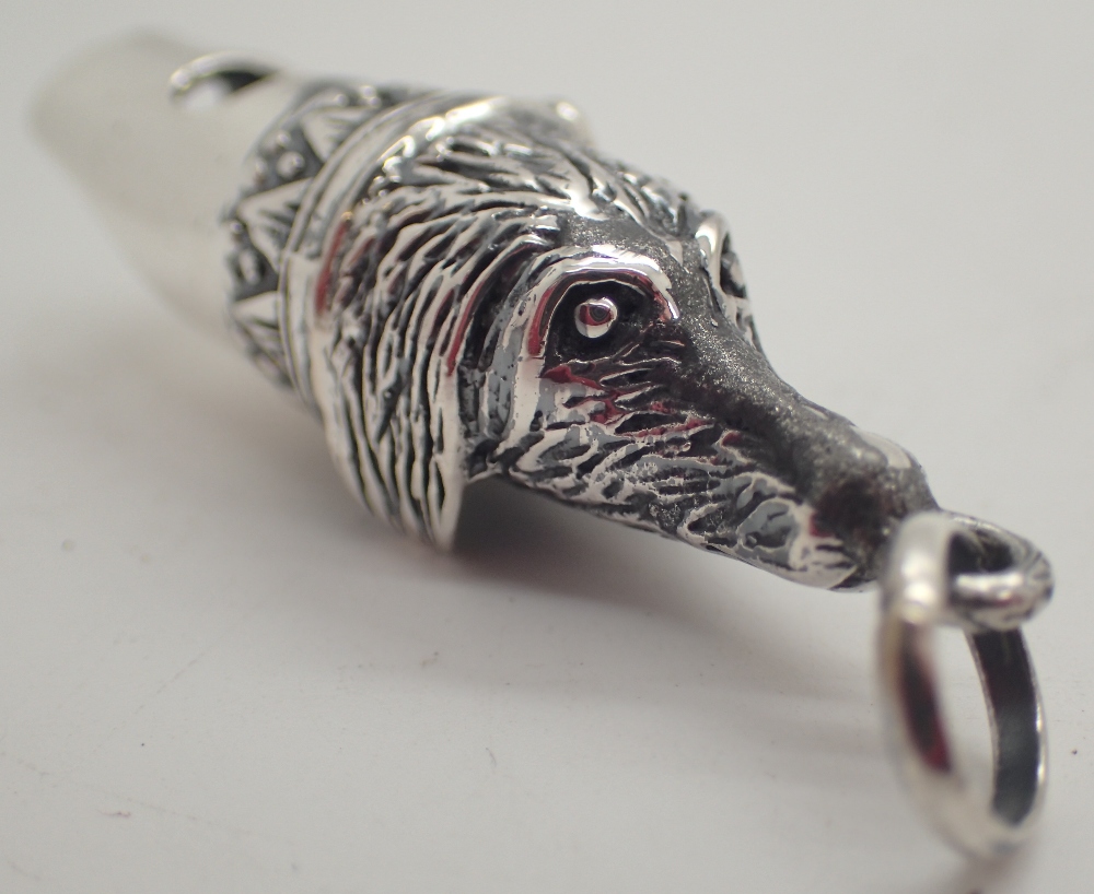 925 silver dog whistle