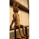 Large wooden shelf rabbit L: 70 cm