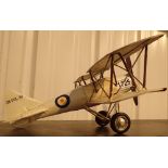 Tin plate aeroplane W: 42 cm