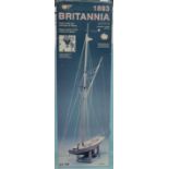 Mantua models 733 Britannia boat kit 1893 Royal Yacht of Prince of Wales kit complete in original
