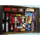 Box of various emergency vehicles