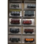 Quantity of various unboxed OO gauge freight wagons