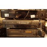 Four karaoke compact disc players various makes