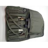 Cased gun cleaning kit