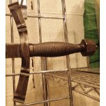 Spanish antique Escotco sword with bound grip handle Blade:87cm CONDITION REPORT: