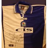 Blackburn Rovers signed shirt and other club items