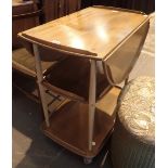 Ercol dropleaf tea trolley/buffet table