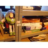 Box of childrens toys and games etc