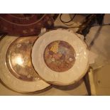 Set of boxed French Gien plates CONDITION REPORT: Six Les Fruites pattern D: 22 cm