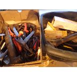 Box of mixed workshop tools