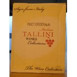 Case of six bottles of Italian Tallini Pinot Grigio Blush rose wine CONDITION REPORT: