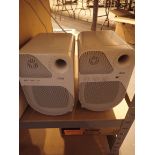 Pair of Dan 80 watt computer speakers