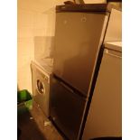 Hotpoint Mistral frost free silver coloured fridge freezer