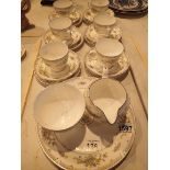 Wedgwood Petersham pattern tea service six settings