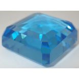 EGL certified transparent blue topaz gemstone 49.