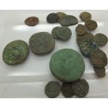 Twenty mixed Roman coins