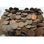 Box of mixed halfpennies