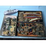 Large quantity of assorted Airfix Tamiya etc ready built model kits