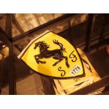 Cast iron Ferrari sign D: 30 cm