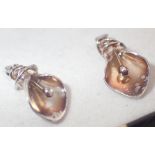 Pair of 925 silver earrings