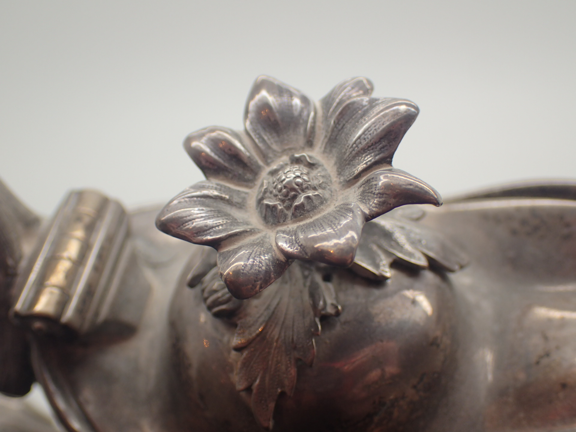 Hallmarked silver claret jug assay London 1839 Edward Barnard 854g CONDITION REPORT: - Bild 2 aus 6