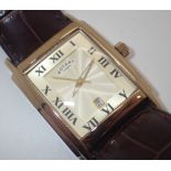 Rotary gents wristwatch on a Rotary leather strap CONDITION REPORT: Requires new