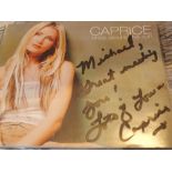 Signed Caprice CD with dedication