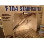 Franklin Mint 1:48 scale F104 Starfighter aircraft model with original box CONDITION