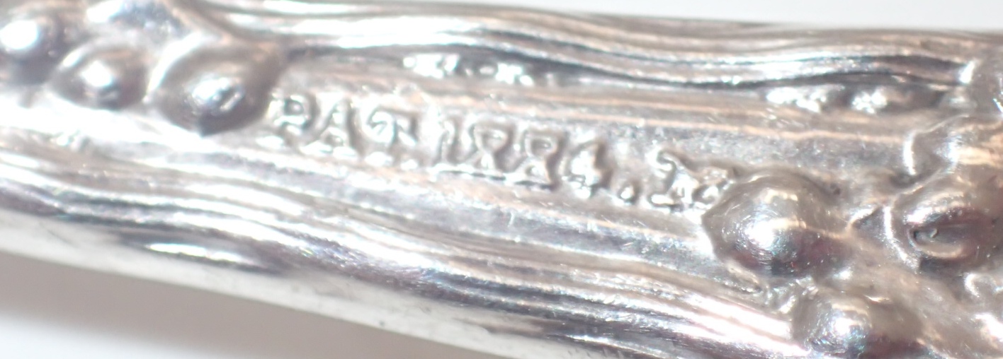 Fancy Tiffany sterling silver preserve spoon 32g - Bild 2 aus 3