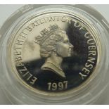 Guernsey 1998 proof one pound coin