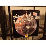 Boxed Lite FX mirror ball and base set D: 21 cm