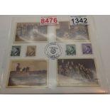 Hitler WWII stamps and cards