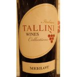 Case of six bottles of Italian Tallini Merlot wine CONDITION REPORT: e are unable to