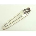 925 silver skull book marker L: 4 cm