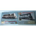 Proto 2000 series lot of two HO gauge GP7 and SD7 locomotives boxed