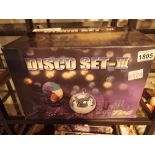 Disco light set III by Skytronic with 20 cm ball