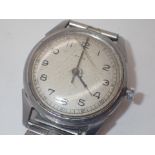 Stainless steel Cyma vintage mechanical wristwatch CONDITION REPORT: This item is