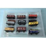 Nine Hornby Lima and Bachmann wagons