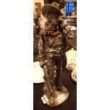 Cast resin John Wayne cowboy figurine H: 42 cm