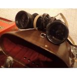 Carl Zeiss Jena leather cased binoculars