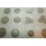 Mixed UK coinage including silver