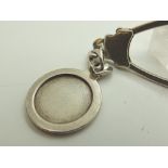 925 silver solid key fob RRP £70.
