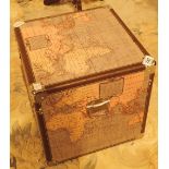 Map of the World trunk 38 cm square